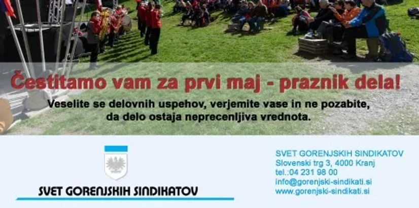 Čestitamo vam za prvi maj 2020 - praznik dela